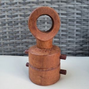 Rare Vintage Dansk Jens Quistgarrd Double Barrel Eyelit Pepper Mill